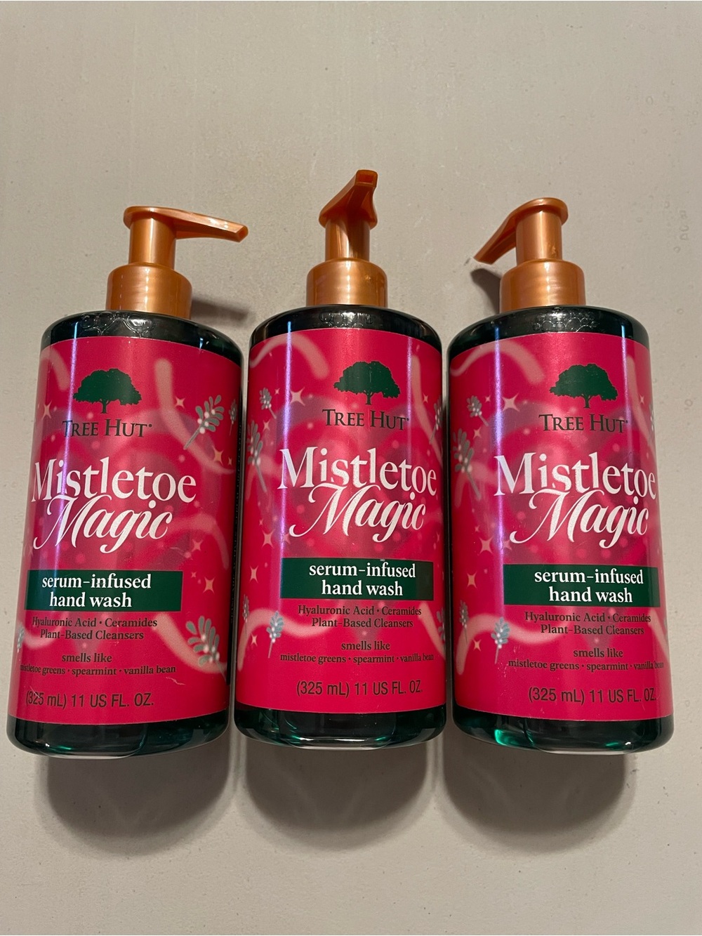Mistletoe Magic Serum-Infused Hand Wash - Pink Bundle X3 New